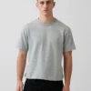 Crop-T-Shirt für Erwachsene aus schwerem Stoff
