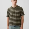 Crop-T-Shirt für Erwachsene aus schwerem Stoff