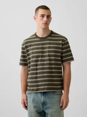 Crop-T-Shirt für Erwachsene aus schwerem Stoff