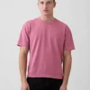Crop-T-Shirt für Erwachsene aus schwerem Stoff