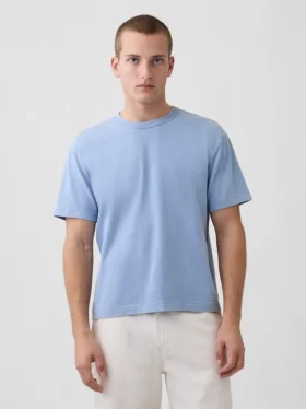 Crop-T-Shirt für Erwachsene aus schwerem Stoff