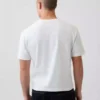 Crop-T-Shirt für Erwachsene aus schwerem Stoff