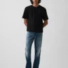 Crop-T-Shirt für Erwachsene aus schwerem Stoff