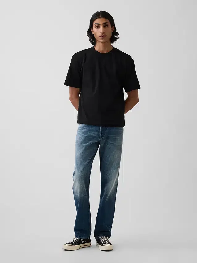 Crop-T-Shirt für Erwachsene aus schwerem Stoff