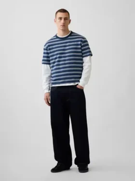 Crop-T-Shirt für Erwachsene aus schwerem Stoff