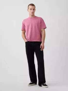 Crop-T-Shirt für Erwachsene aus schwerem Stoff