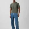 Crop-T-Shirt für Erwachsene aus schwerem Stoff