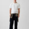 Crop-T-Shirt für Erwachsene aus schwerem Stoff