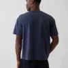 Crop-T-Shirt für Erwachsene aus schwerem Stoff
