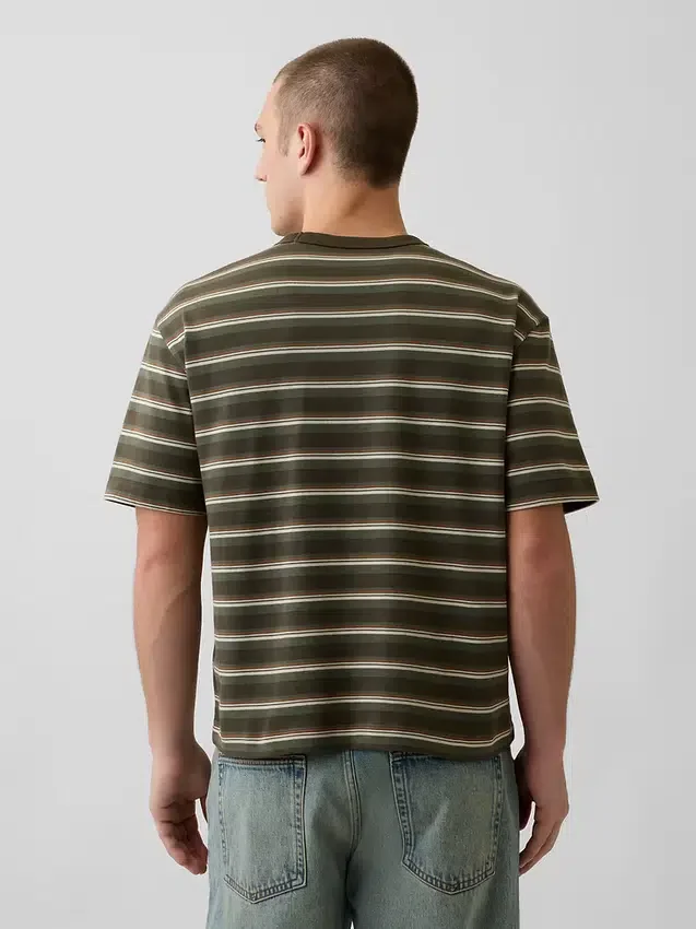 Crop-T-Shirt für Erwachsene aus schwerem Stoff