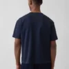 Crop-T-Shirt für Erwachsene aus schwerem Stoff