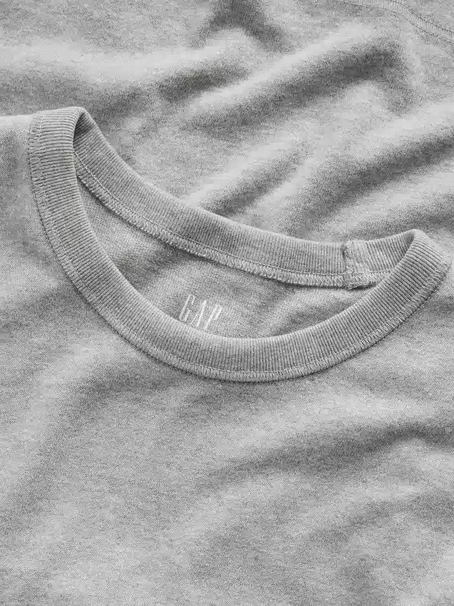Crop-T-Shirt für Erwachsene aus schwerem Stoff