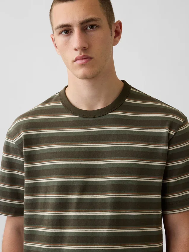 Crop-T-Shirt für Erwachsene aus schwerem Stoff