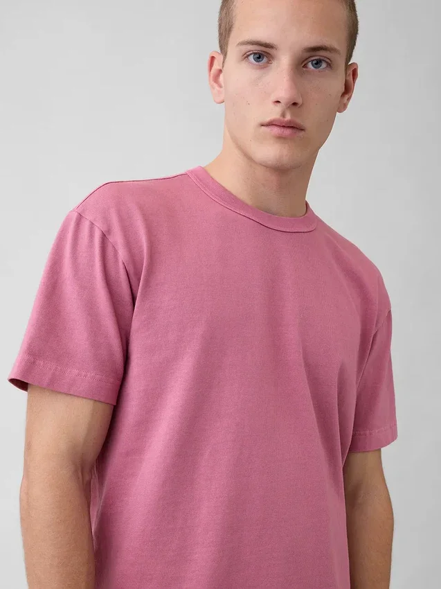 Crop-T-Shirt für Erwachsene aus schwerem Stoff
