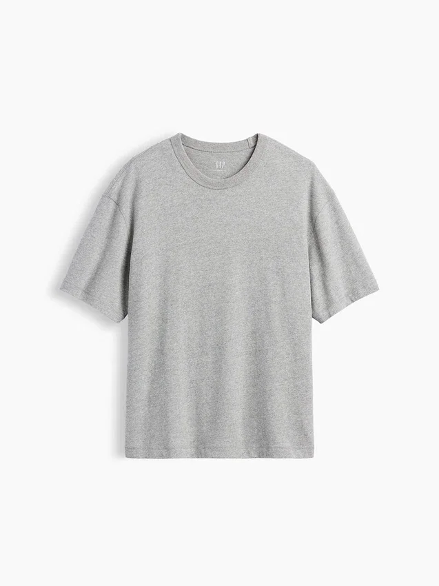 Crop-T-Shirt für Erwachsene aus schwerem Stoff