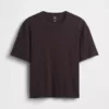 Crop-T-Shirt für Erwachsene aus schwerem Stoff