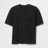 Crop-T-Shirt für Erwachsene aus schwerem Stoff