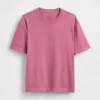 Crop-T-Shirt für Erwachsene aus schwerem Stoff
