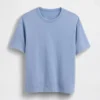 Crop-T-Shirt für Erwachsene aus schwerem Stoff
