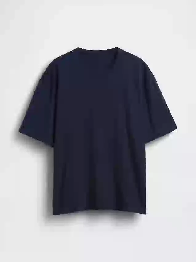 Crop-T-Shirt für Erwachsene aus schwerem Stoff