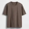 Crop-T-Shirt für Erwachsene aus schwerem Stoff