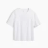 Crop-T-Shirt für Erwachsene aus schwerem Stoff
