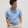 Crop-T-Shirt für Erwachsene aus schwerem Stoff