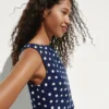 Crop-Tanktop aus Leinenmischung