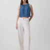Crop-Top aus Denim