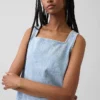 Crop-Top aus Denim