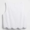 Crop-Top mit Lochmuster