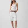 Crop-Top mit Pointelle-Muster