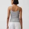 Crop-Top mit Pointelle-Muster
