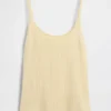 Crop-Top mit Pointelle-Muster