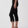 Cropped-Capri-Jeans mit hoher Leibhöhe