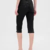 Cropped-Capri-Jeans mit hoher Leibhöhe