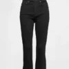 Cropped-Capri-Jeans mit hoher Leibhöhe