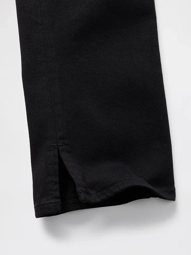 Cropped-Capri-Jeans mit hoher Leibhöhe