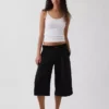 Culotte-Hose mit niedriger Leibhöhe