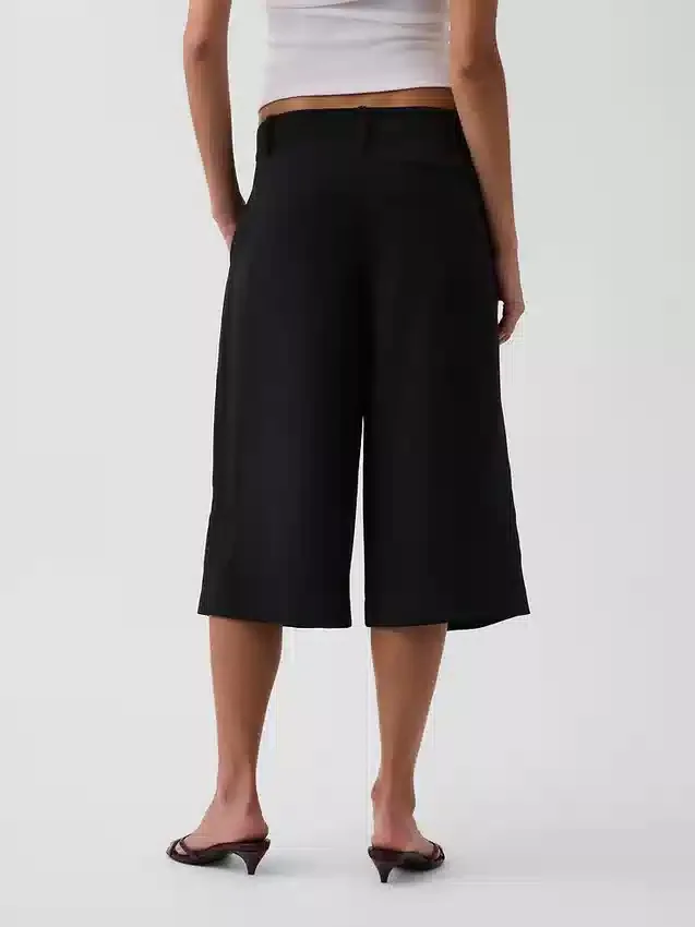 Culotte-Hose mit niedriger Leibhöhe