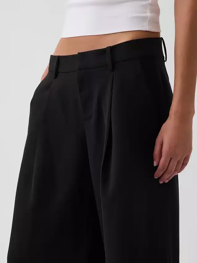 Culotte-Hose mit niedriger Leibhöhe