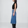 Culotte-Jeans mit hoher Leibhöhe