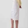 Culotte-Jeans mit hoher Leibhöhe
