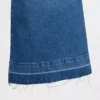 Culotte-Jeans mit hoher Leibhöhe