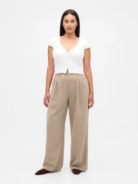 Curvy 365 Hoch taillierte Plisseehose