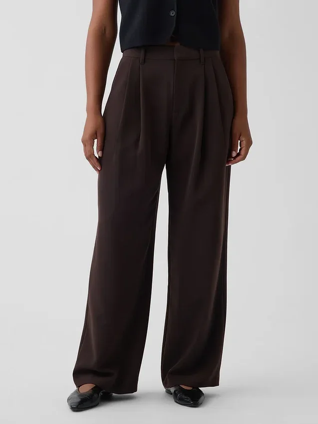 Curvy 365 Hoch taillierte Plisseehose