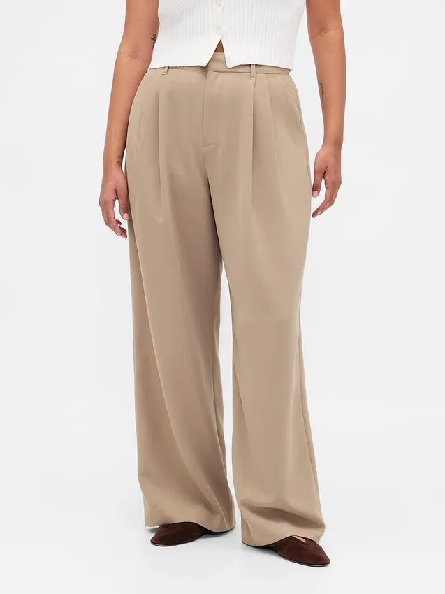 Curvy 365 Hoch taillierte Plisseehose