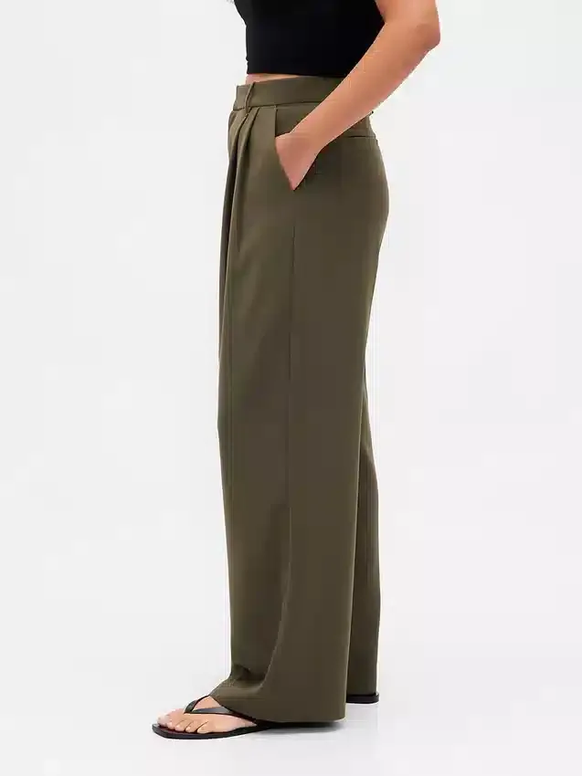 Curvy 365 Hoch taillierte Plisseehose