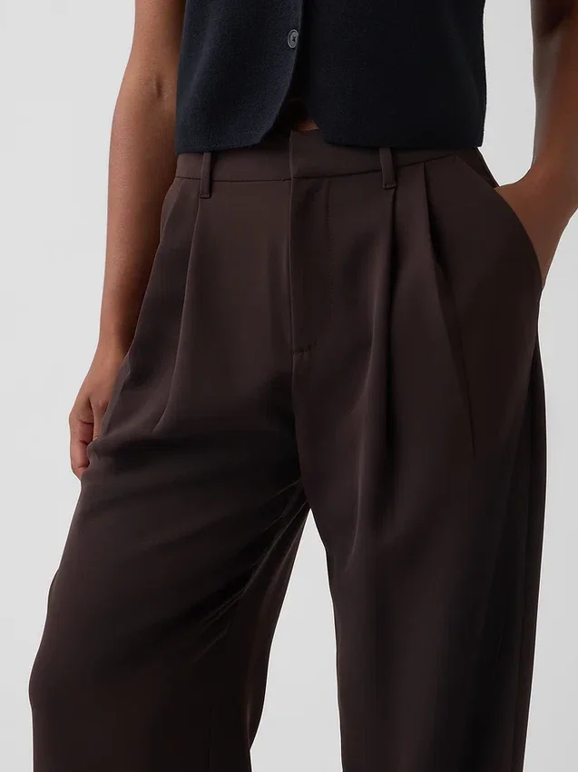 Curvy 365 Hoch taillierte Plisseehose