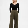 Curvy 365 Hoch taillierte Plisseehose